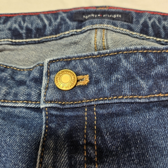 Tommy Hilfiger women's denim bootcut jeans size 16 slimming panels flattering - Picture 11 of 16